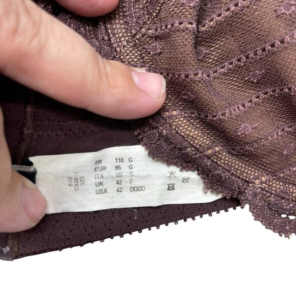 CHANTELLE RIVE GAUCHE FULL COVERAGE UNDERWIRE BRA C32810 BLACK 42DDDD 42G - Picture 4 of 7